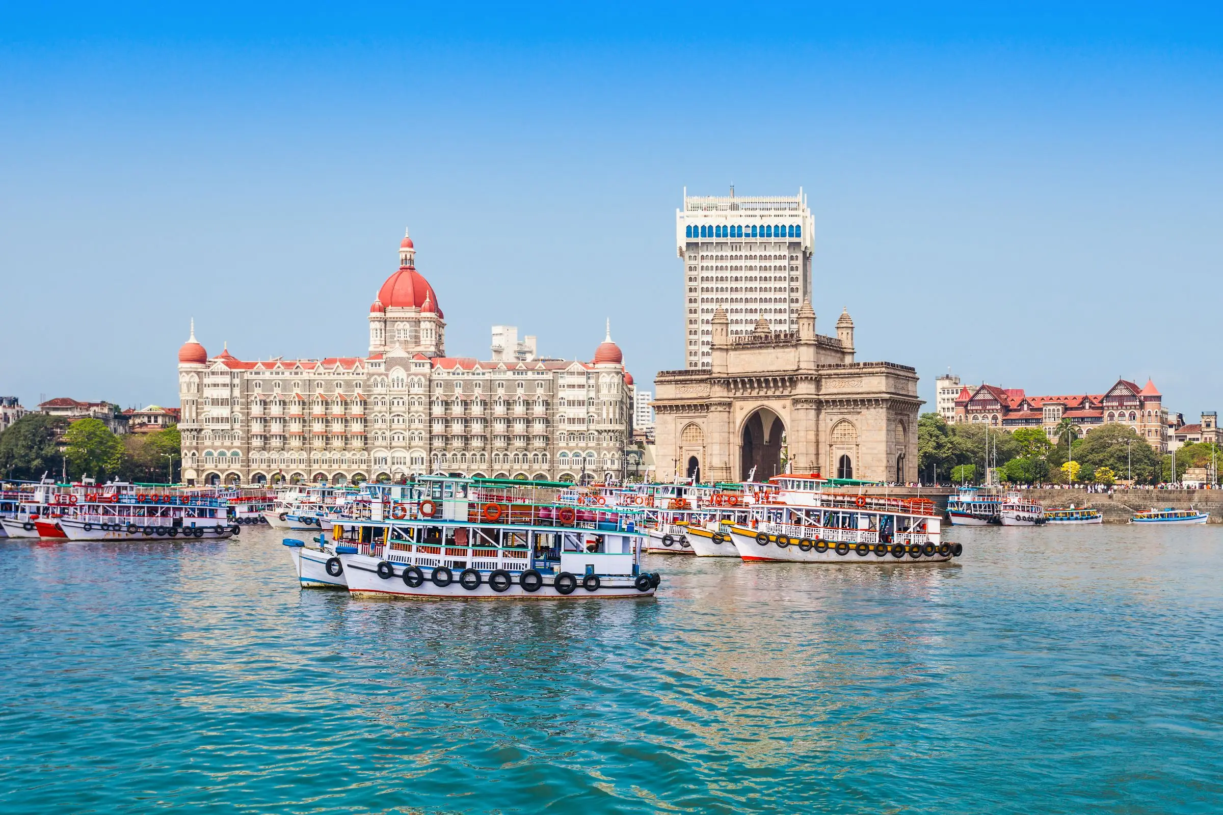 The Gateway of India seen from Mumbai harbour